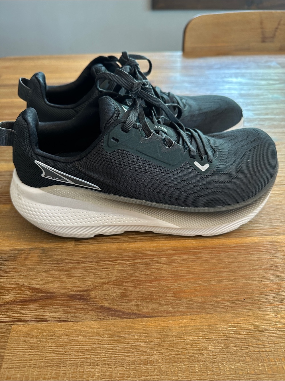 Women’s Altra Black Running Sneakers with White Sole